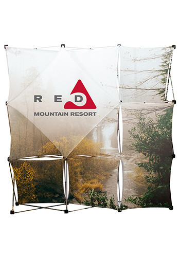 90.5W x 90.5H in. GeoMetrix Pop-Up Kits with Soft Carry Case