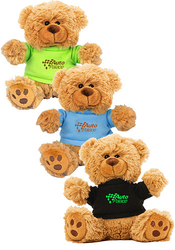 6 in. Plush Teddy Bear with Color T-Shirt