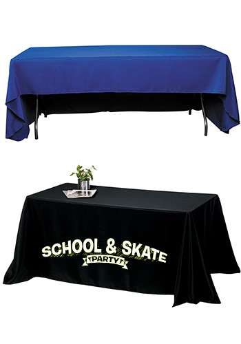 8 ft. 3-Sided Economy Tablecloths
