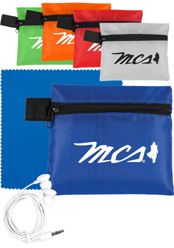 Earbud Kits in Zipper Pouch