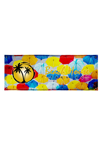 8W x 3H ft Vinyl Single-Sided Banners