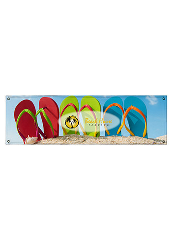 10W x 3H ft. Vinyl Single-Sided Banners