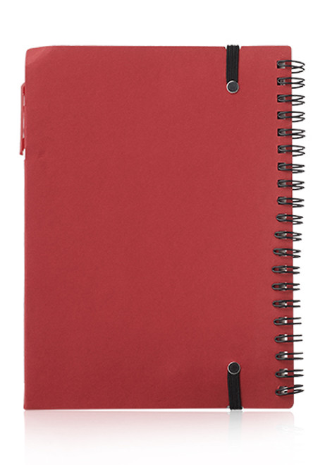 Spiral Notebooks with Elastic Closure