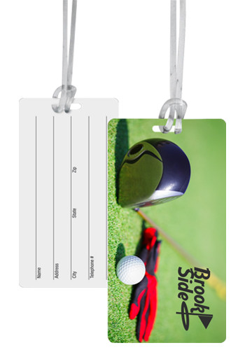 Luggage Tags with Clear Straps