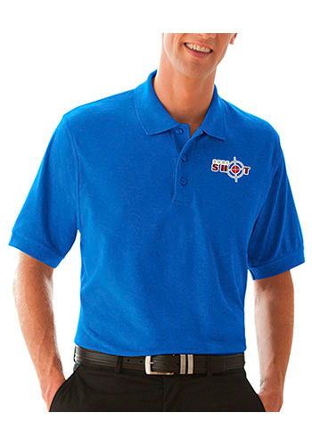Men's Soft-Blend Double-Tuck Polo Shirts