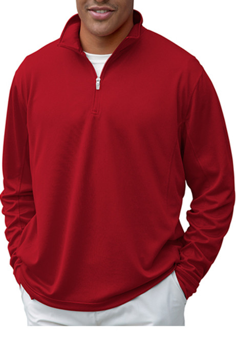 Vanspotr Men's 1/4-Zip Mesh Tech Pullovers