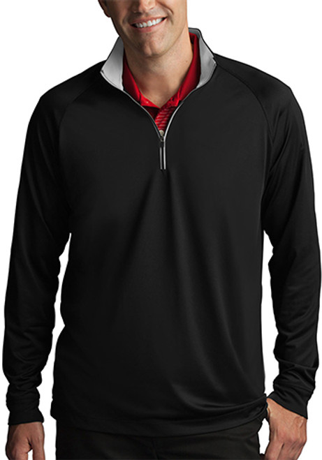 Greg Norman Play Dry Men's Performance Mock Pullovers Greg Norman Play Dry Men's Performance Mock Pullovers