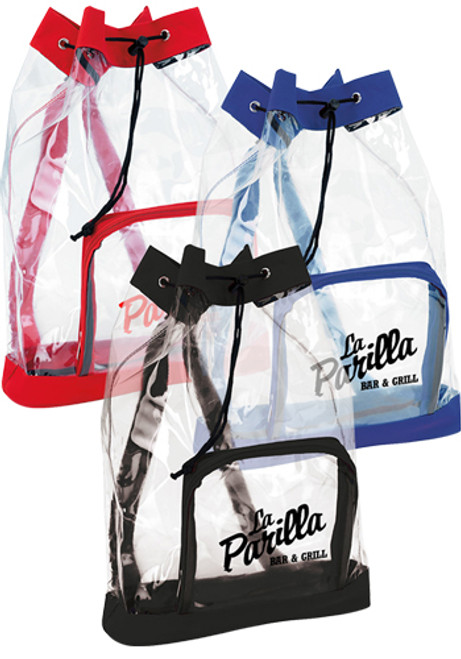 Clear Cinch Backpacks Clear Cinch Backpacks