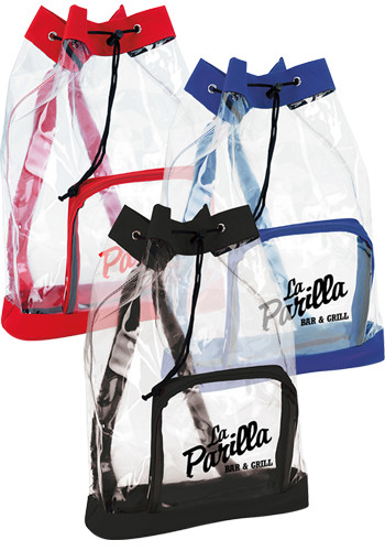 Clear Cinch Backpacks