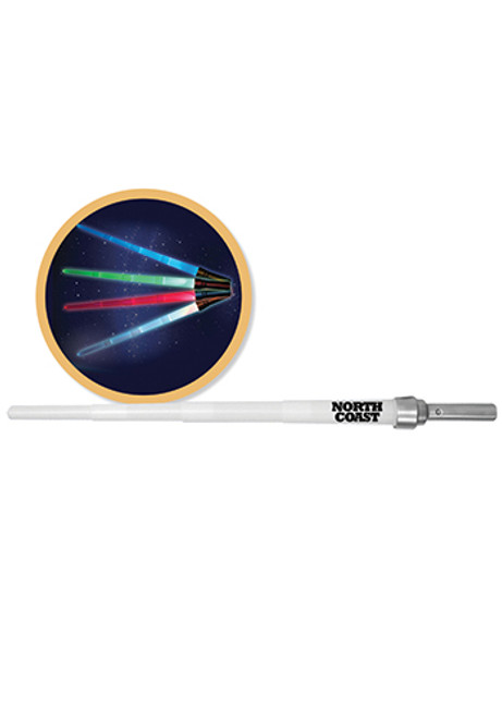 Opaque White Multi-Colored LED Expandable Swords Opaque White Multi-Colored LED Expandable Swords