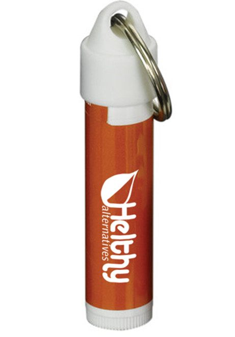 SPF 15 Lip Balms with Hook Cap and Split-Ring