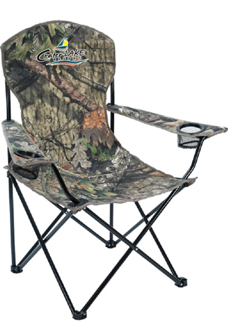 Mossy Oak Polyester-Steel Captain's Chair