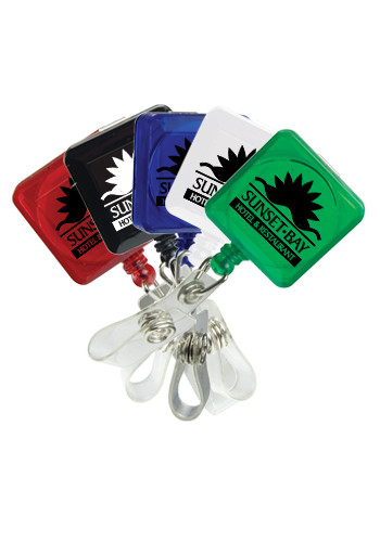 Retractable Badge Holders with Slide on Clip