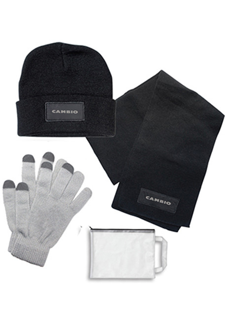 3 Piece Knit Beanie Sets