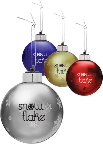 Light-Up Glass Ornaments