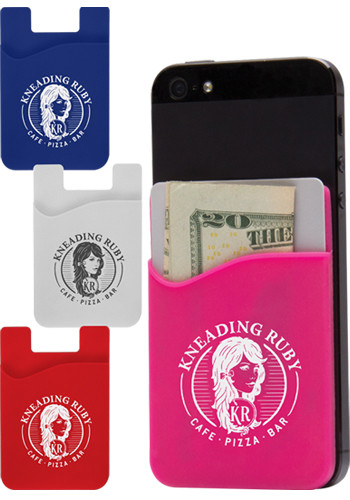 Silicone Cell Phone Card Holders