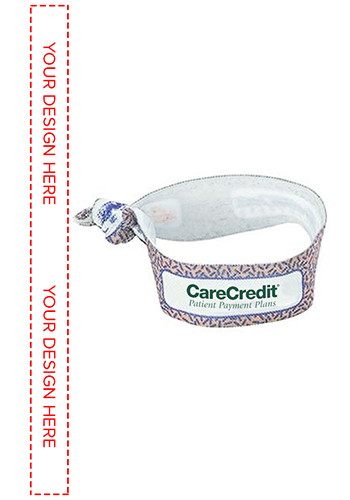 .75 in. Dye-Sublimated Fold Over Elastic Wristbands