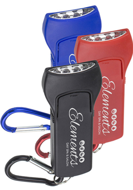 Beamer 4 LED Keyholder Keylites with Carabiner Clip