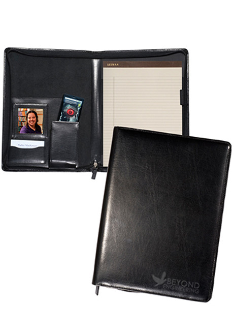 Zippered Magnetic Leather Photo Portfolios