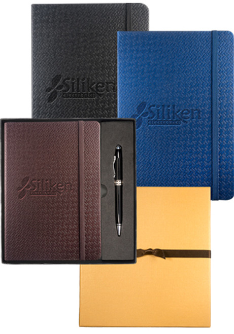 Tuscany Textured Journals & Executive Stylus Pen Set
