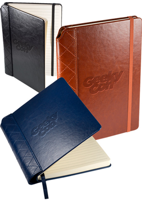 Venezia Quilted PU Journals with Pen Slot