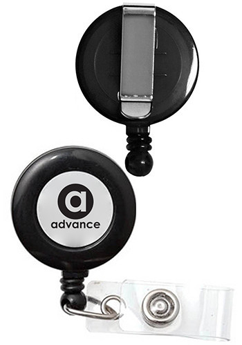 Vibraprint™ Black Badge Reels with Belt Clip