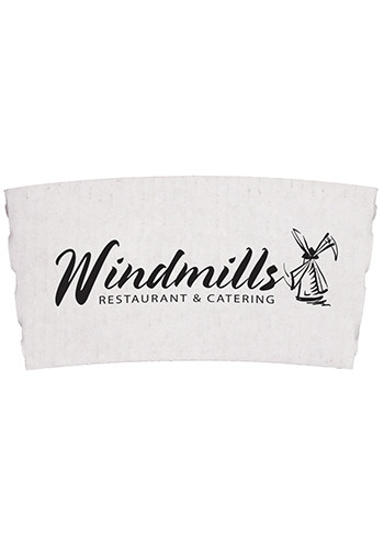 White Coffee Cup Sleeves
