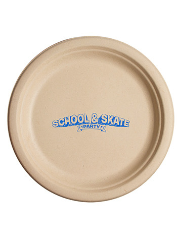 8.75 Inch Kraft Round Compostable Paper Plates
