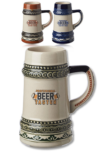 2 oz. Bremen Mini Ceramic Beer Mug Shot Glasses