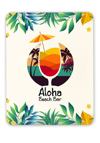 40 Point Rectangle Pulp Board Coasters