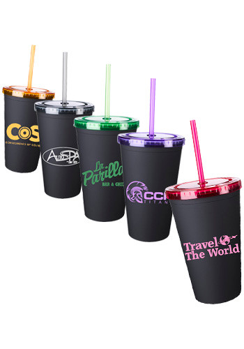 16 oz. Newport Tumblers with Straw