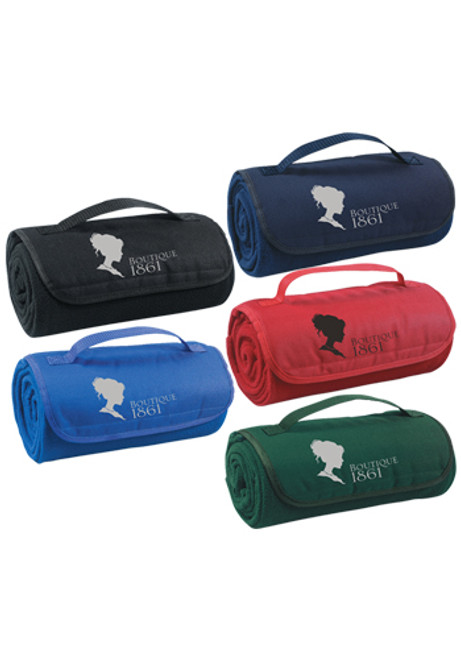 Roll-Up Polyester Fleece Blankets