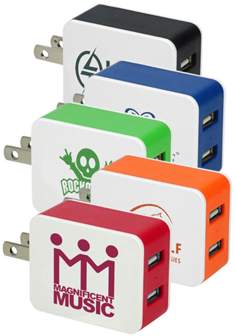 UL 2 Port Usb Folding Wall Chargers