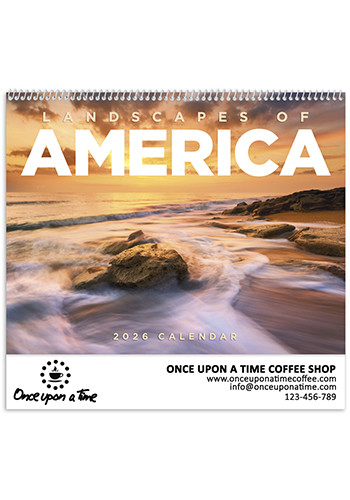 Landscapes of America English - Spiral Calendars