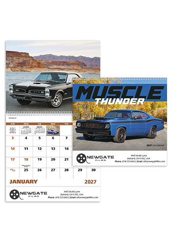 Muscle Thunder - Spiral Calendars
