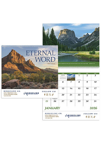 Eternal Word without Funeral Planner - Spiral Calendars