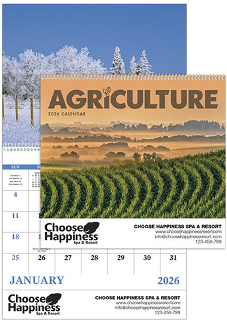 Agriculture - Spiral Calendars