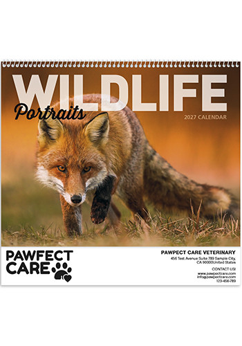 Wildlife Portraits - Spiral Calendars