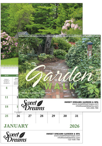 Garden Walk - Spiral Calendars