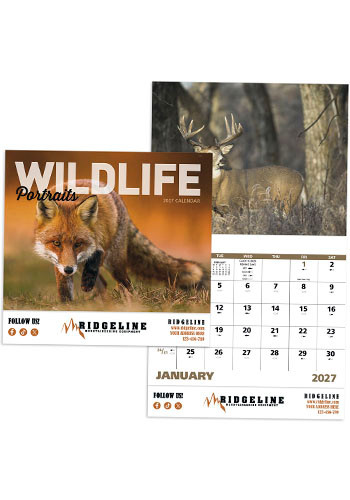 Wildlife Portraits - Stapled Calendars