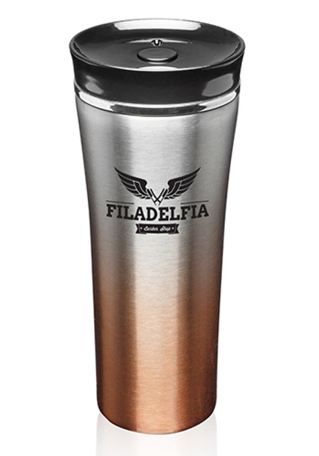 16 oz. Two Tone Stainless Steel Travel Mugs