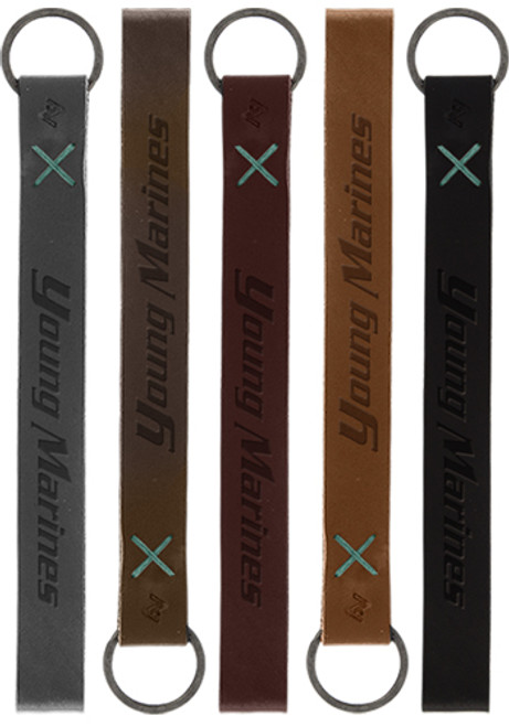 Traverse Hayward Leather Wrist Keychains with Metal Split Ring
