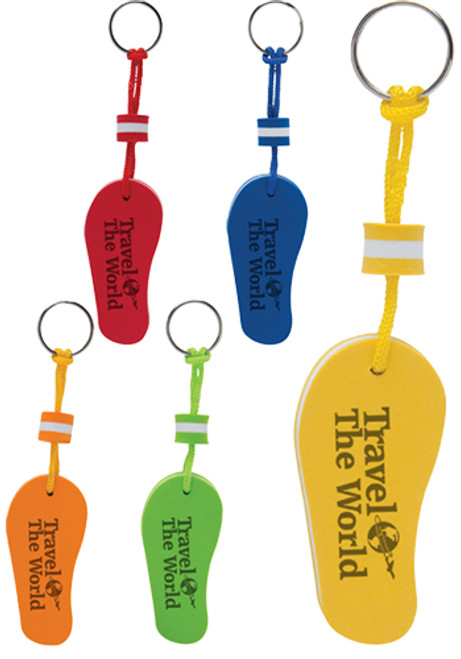 EVA Foam Floating Flip Flop Keytags