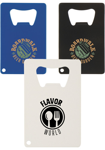 Credit Card Shaped Bottle Openers