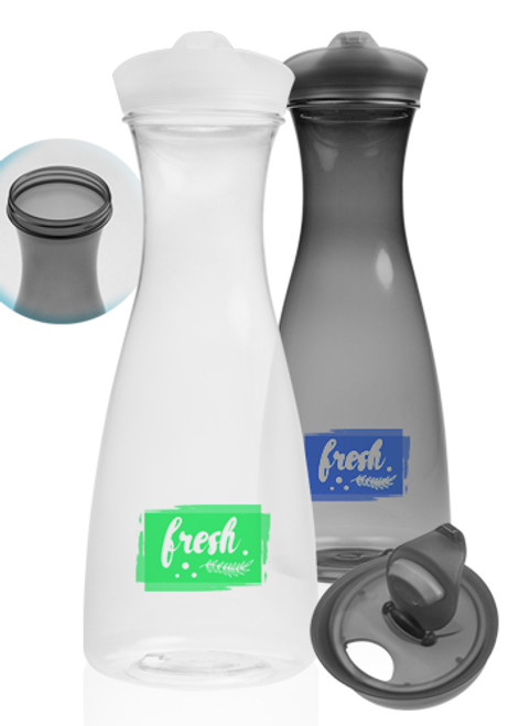 34 oz. Clear Plastic Carafes with Lid 34 oz. Clear Plastic Carafes with Lid
