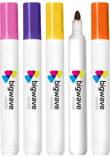 Bullet Tip Dry Erase Marker - USA Made - Full Color Decal