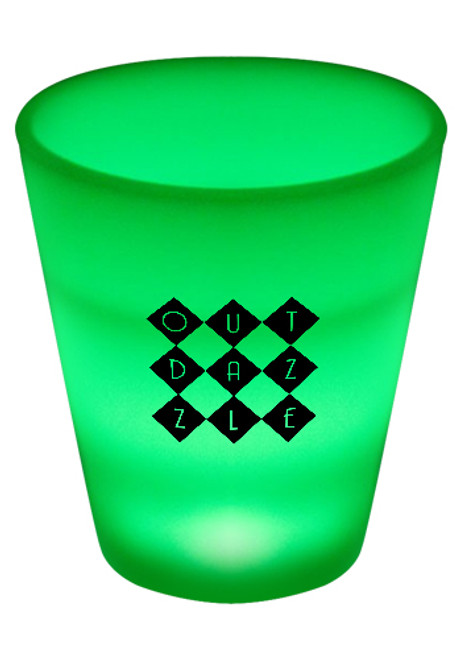 2 oz. Green LED Shot Glasses