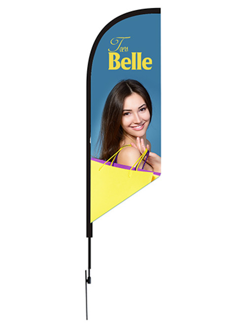 8 Ft Flag Kits with Poles and Ground Stake