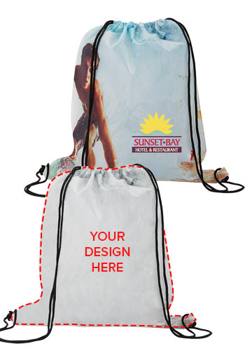 Dye-Sublimated Drawstring Backpacks