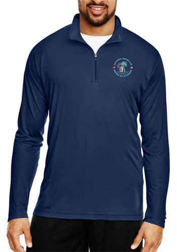Team 365 Mens Zone Performance Quarter Zip Shirts